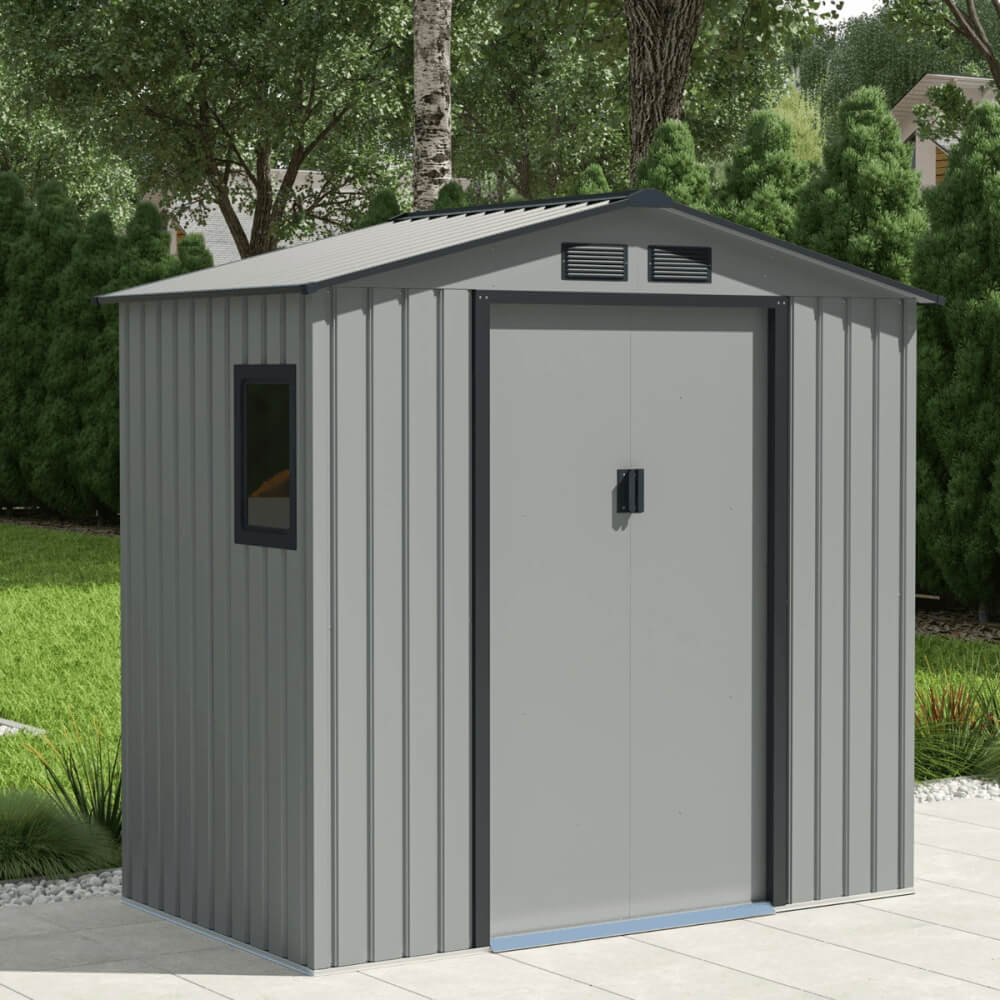 מחסן מתכת פרמיום Garden Top 2.13X1.27 &lrm;G74