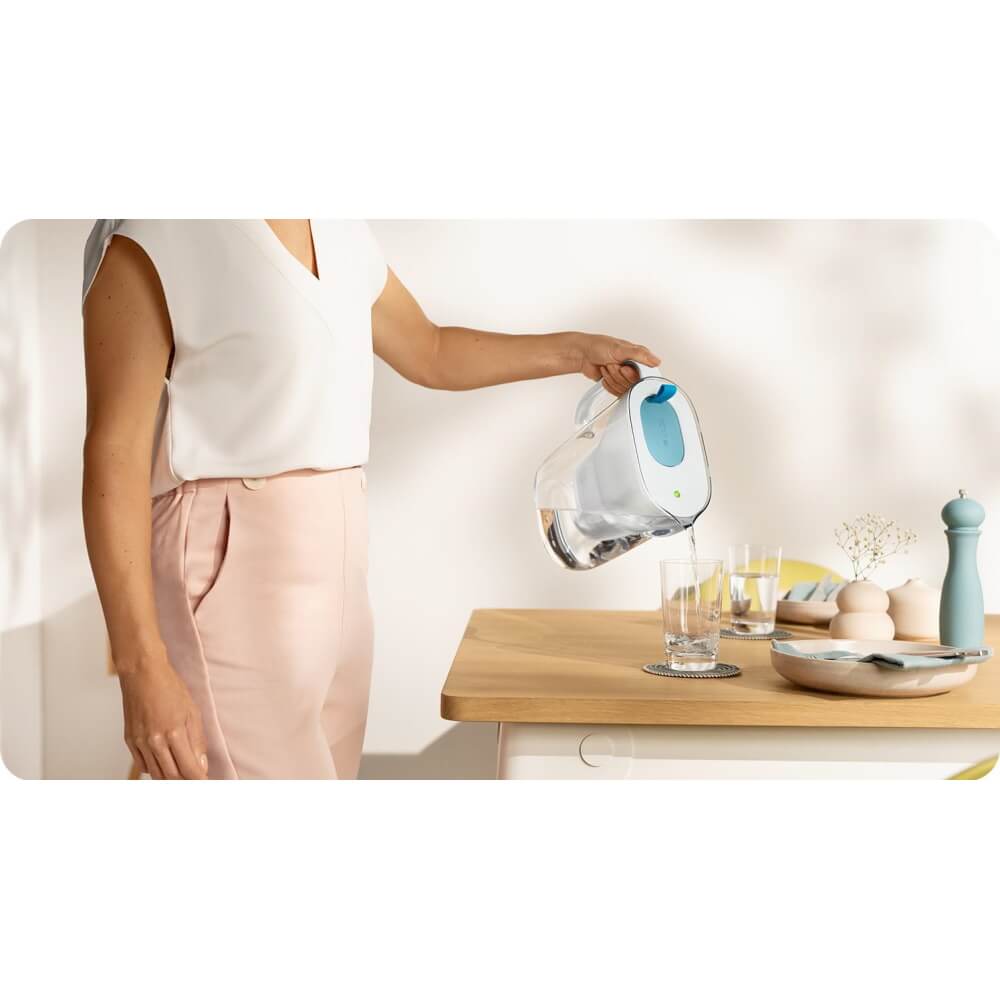 קנקן לסינון מים - 2.4 ליטר כולל פילטר תואם brita