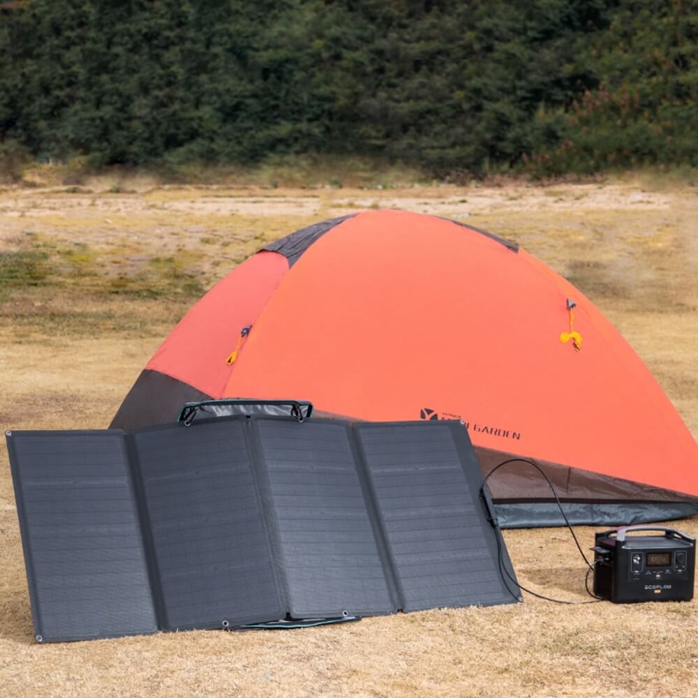 פאנל סולארי מתקפל ecoflow 160w