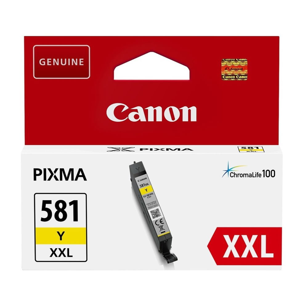 ראש דיו צהוב מקורי Canon &lrm;CLI-581XXL Y