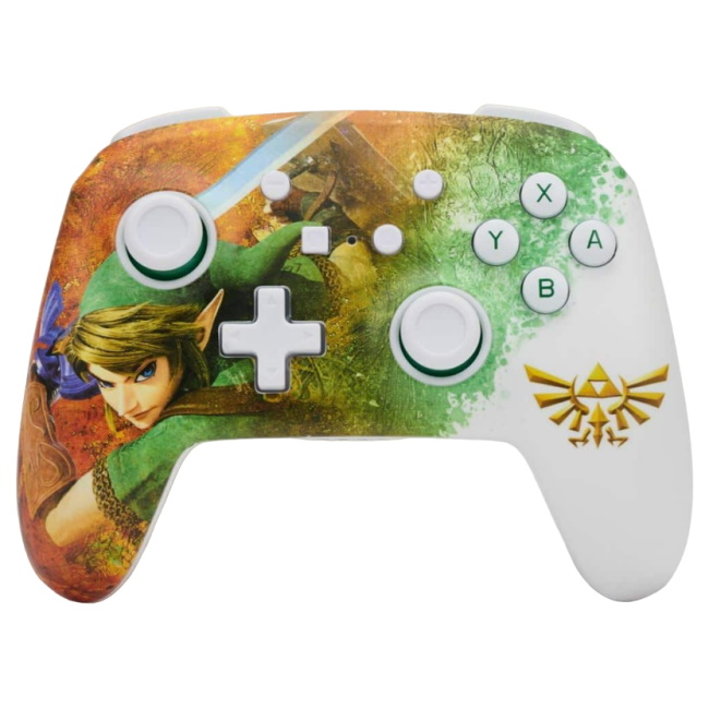בקר שליטה אלחוטי נטען Nintendo &lrm;Nintendo Rechargeble Wireless Controller Link Watercolor