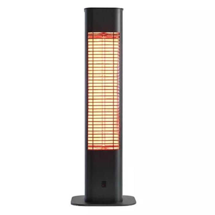 מקרן חום אינפרא משולב מראה זכוכית לבנה Solarium By Caesar 2000W &lrm;Solarium P2