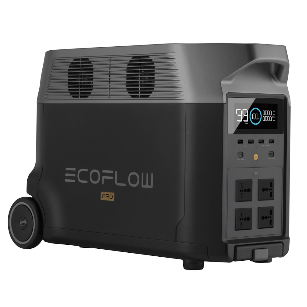 תמונה של סט תחנת כוח ניידת 3.6kw 3.6kwh ו-3 פאנלים סולארים ecoflow 540w