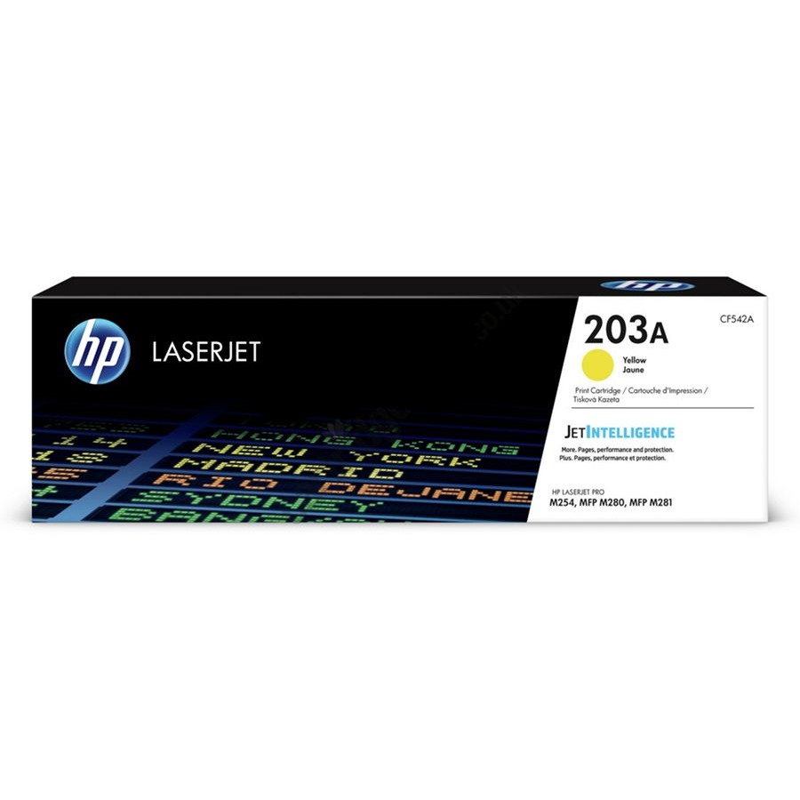 טונר צהוב מקורי HP &lrm;203A CF542A