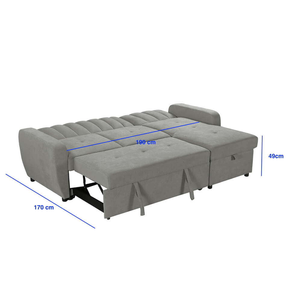 מערכת ישיבה פינתית נפתחת למיטה home decor