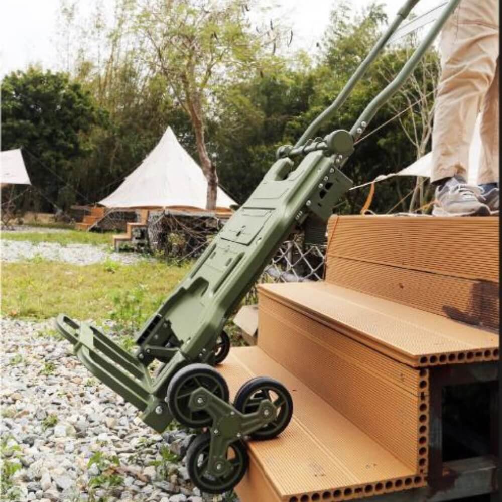 עגלת משא מתקפלת 2 מצבים משולבת למדרגות עד 150 קג australia home