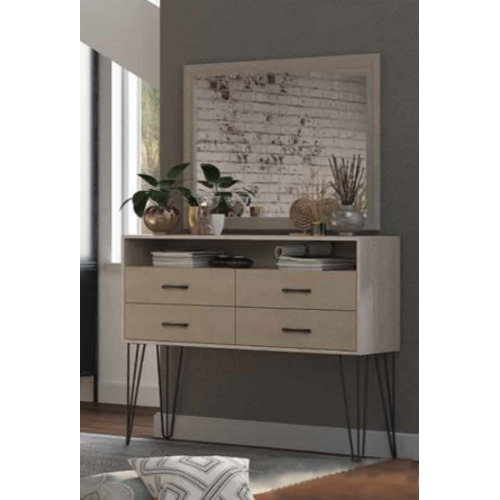 קומודה מעוצבת כולל מראה InStyle &lrm;Alexa Dresser