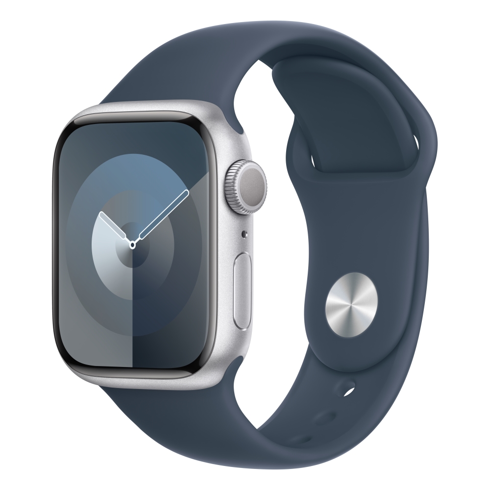 watch series 9 45mm gps - silver apple