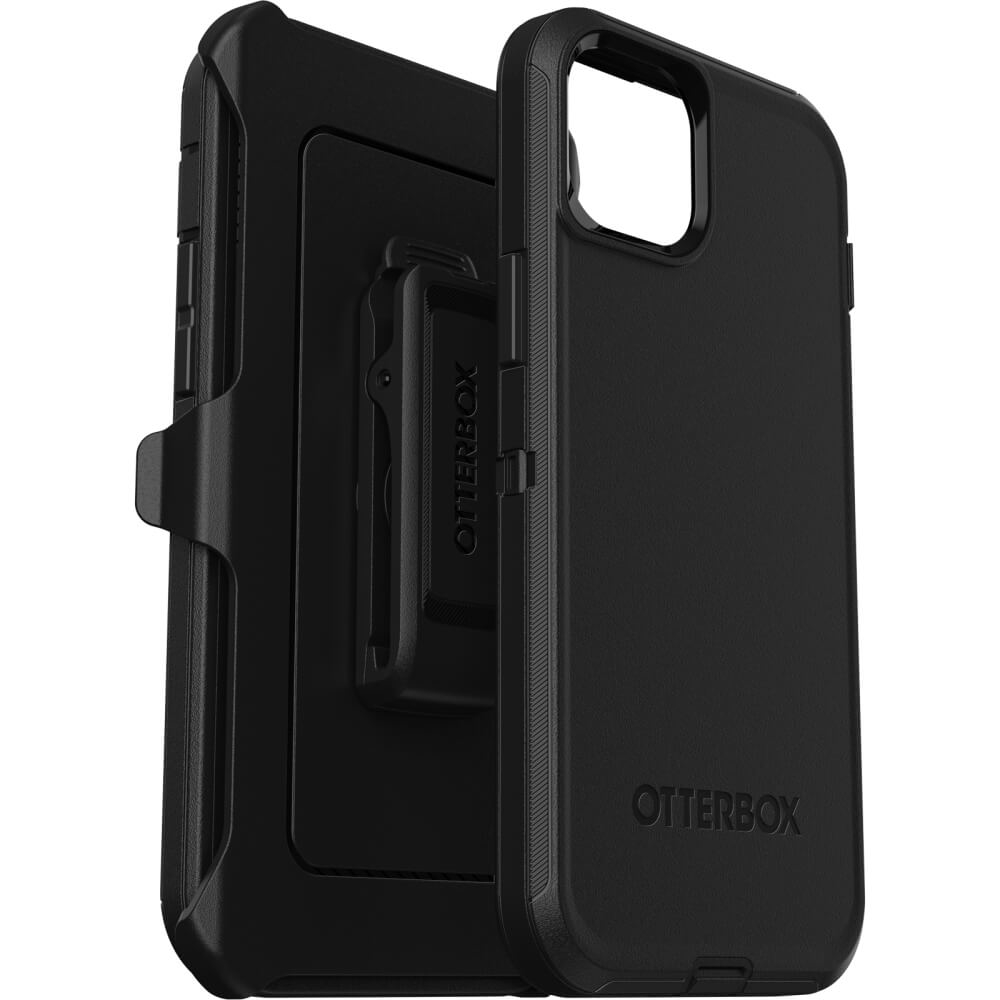 כיסוי עמיד במיוחד לסמארטפון OtterBox &lrm;iPhone 15 Pro Max - Defender שחור