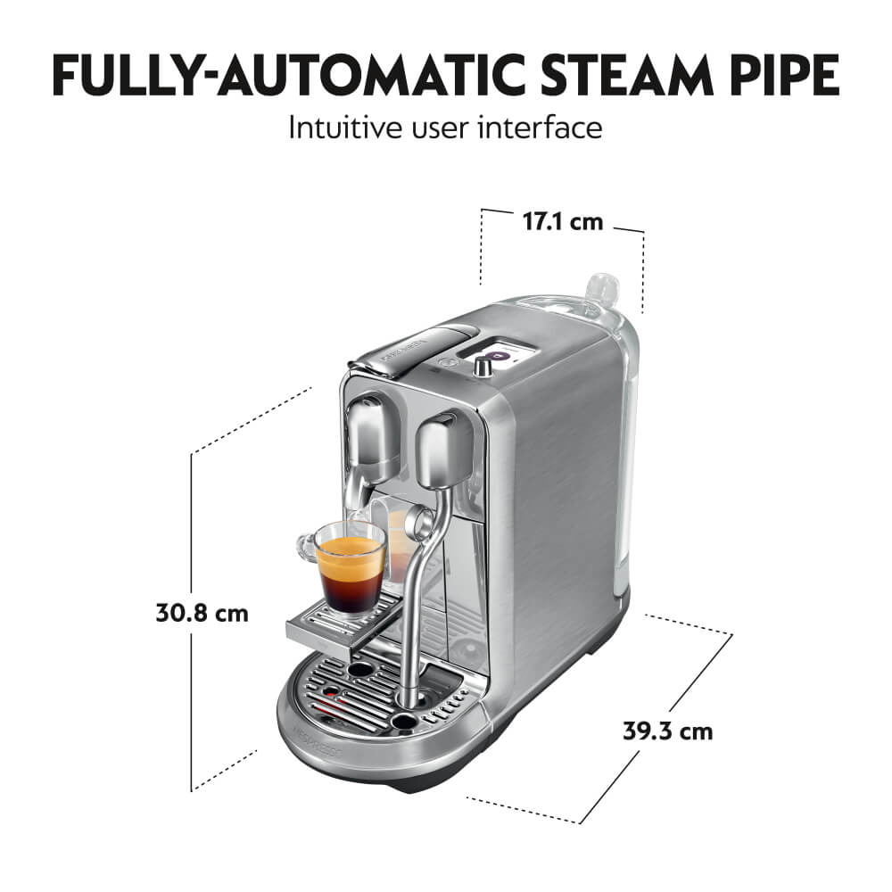 מכונת קפה כולל מקציף חלב מובנה nespresso