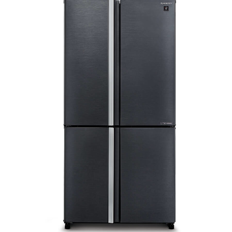 מקרר 4 דלתות - 572 ליטר Sharp &lrm;SJ-8950SL נירוסטה מושחרת