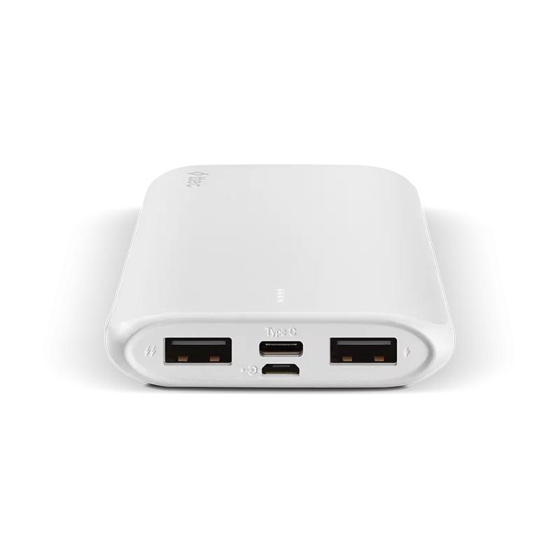 סוללת גיבוי ניידת 10,000mah כולל חיבור usb-c ושני חיבורי ttec usb-a