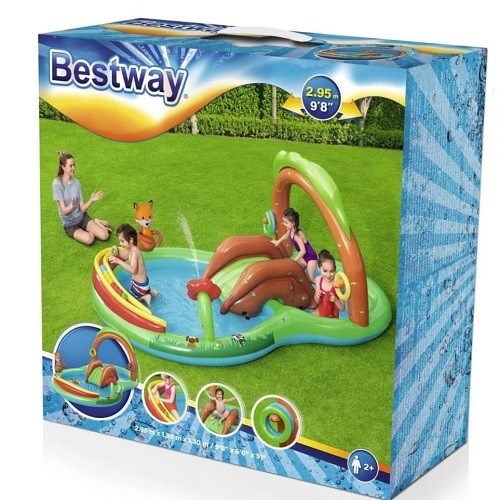 בריכה מתנפחת פעילה לילדים היער הקסום bestway