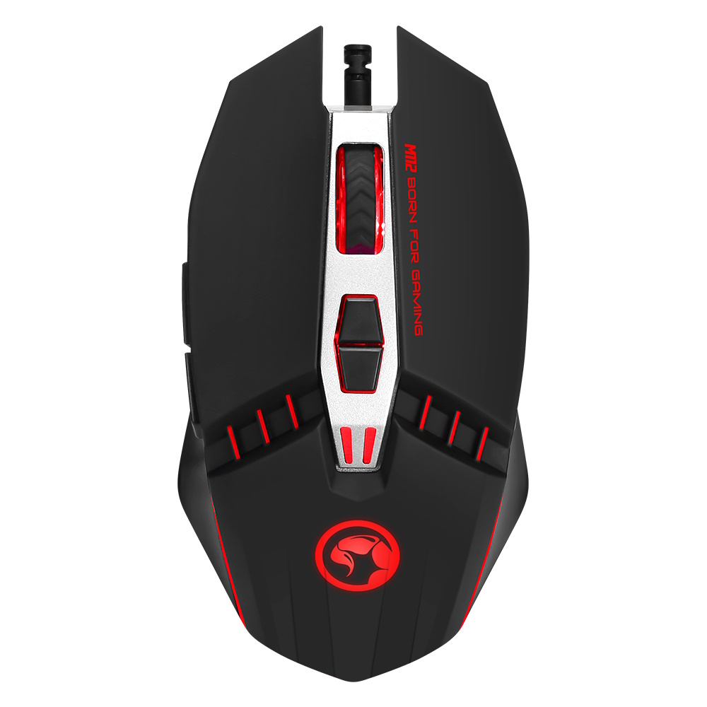 תמונה של עכבר גיימינג חוטי משולב תאורת marvo rgb