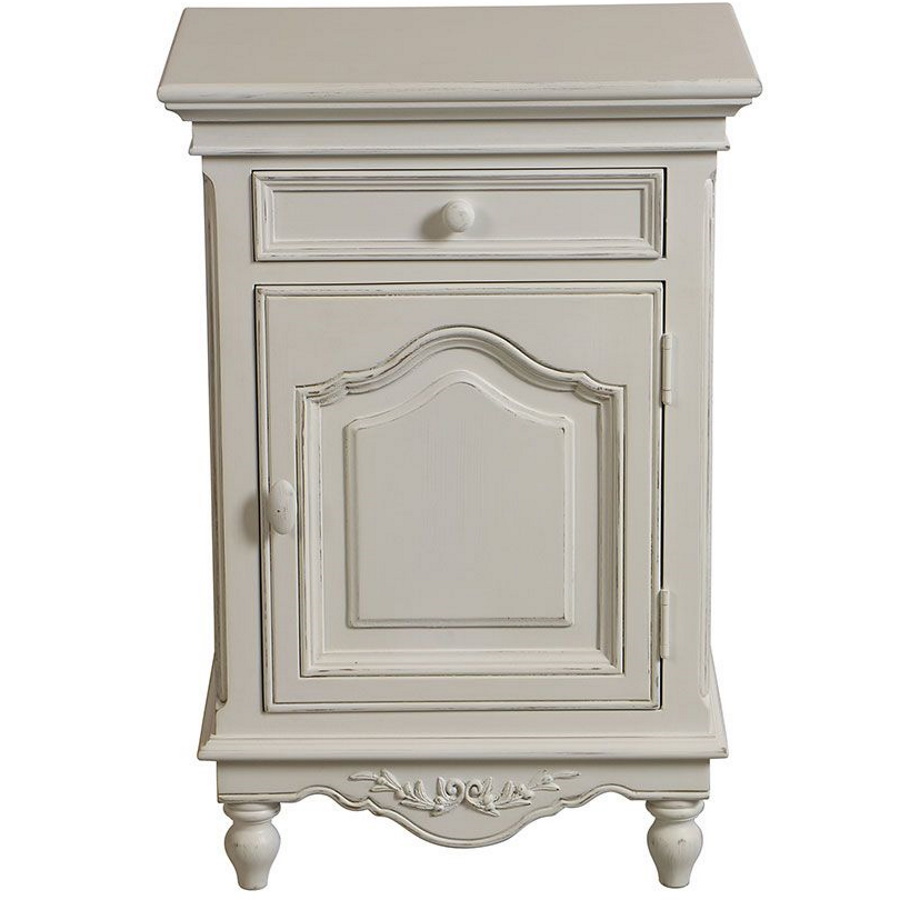 שידת לילה מעוצבת צד ימין Country Chic &lrm;PPC4-P36