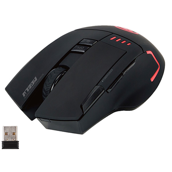 תמונה של עכבר גיימינג אלחוטי משולב תאורת marvo rgb