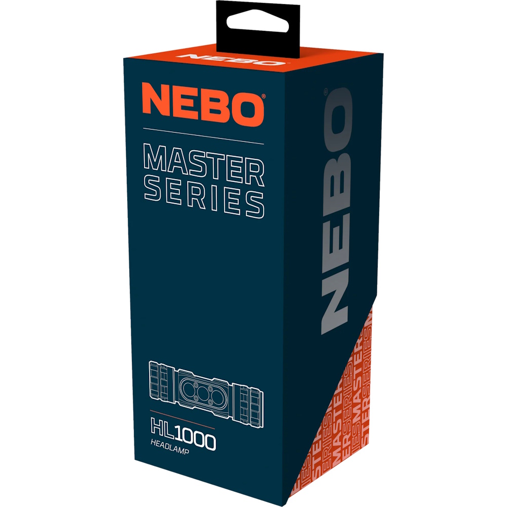 תמונה של פנס ראש 1000 לומן נטען nebo