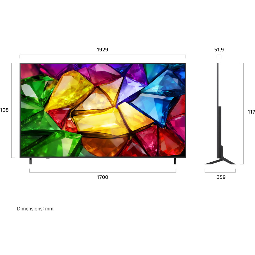 תמונה של טלוויזיה חכמה 86 lg  4k mini rgb