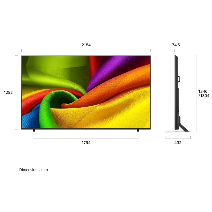 תמונה של טלוויזיה חכמה 98 lg 4k nano uhd