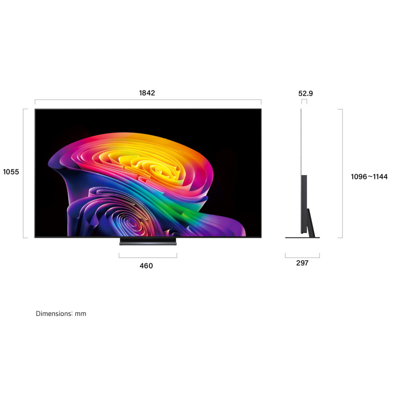 תמונה של טלוויזיה חכמה 83 lg 4k oled