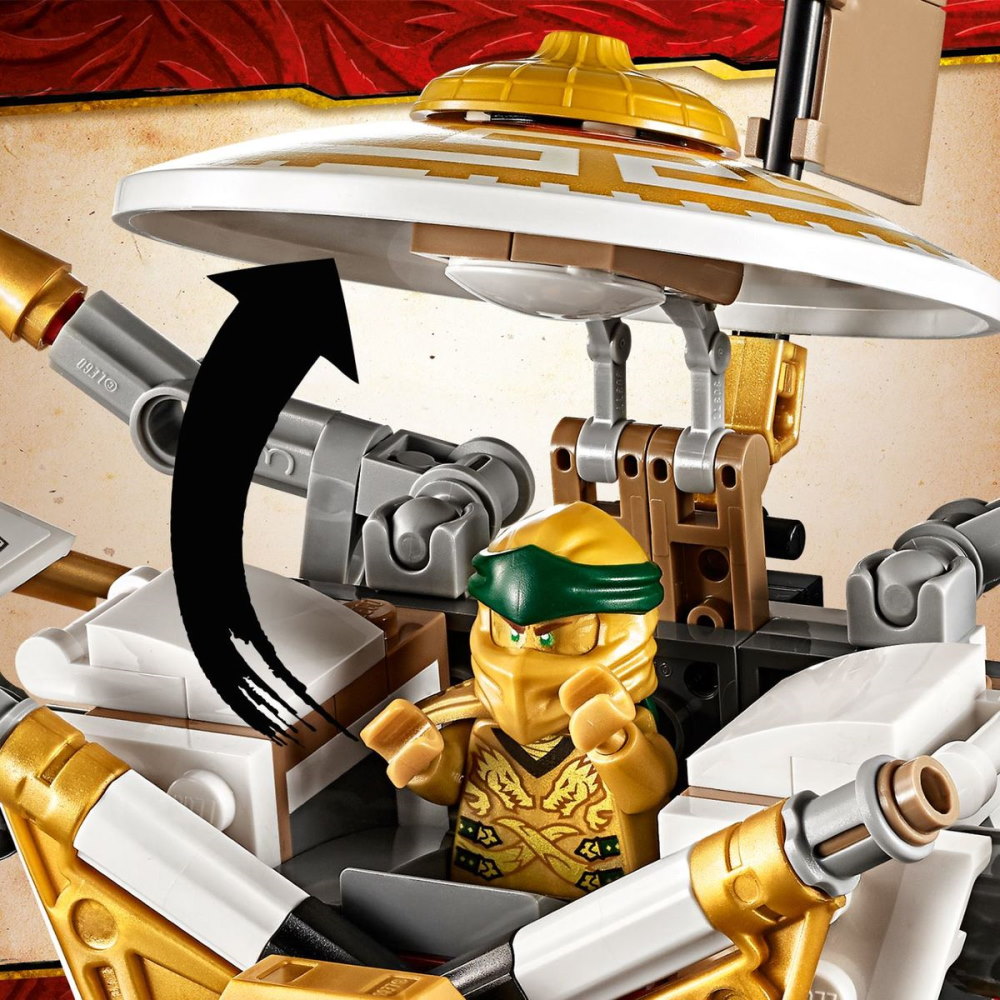 לגו נינג'ה גו מכני זהב 489 חלקים lego