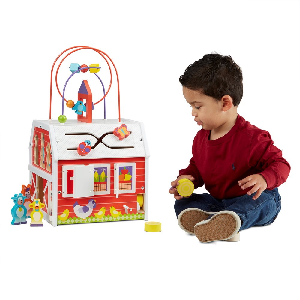 תמונה של אסם פעילות עשוי עץ melissa&doug