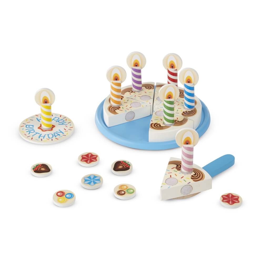 ערכת משחק עוגת יום הולדת melissa&doug