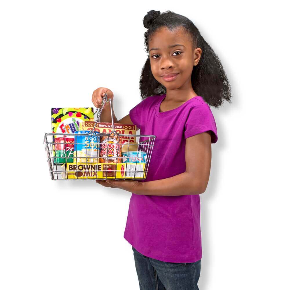 ערכת סל מכולת ואביזרים melissa&doug