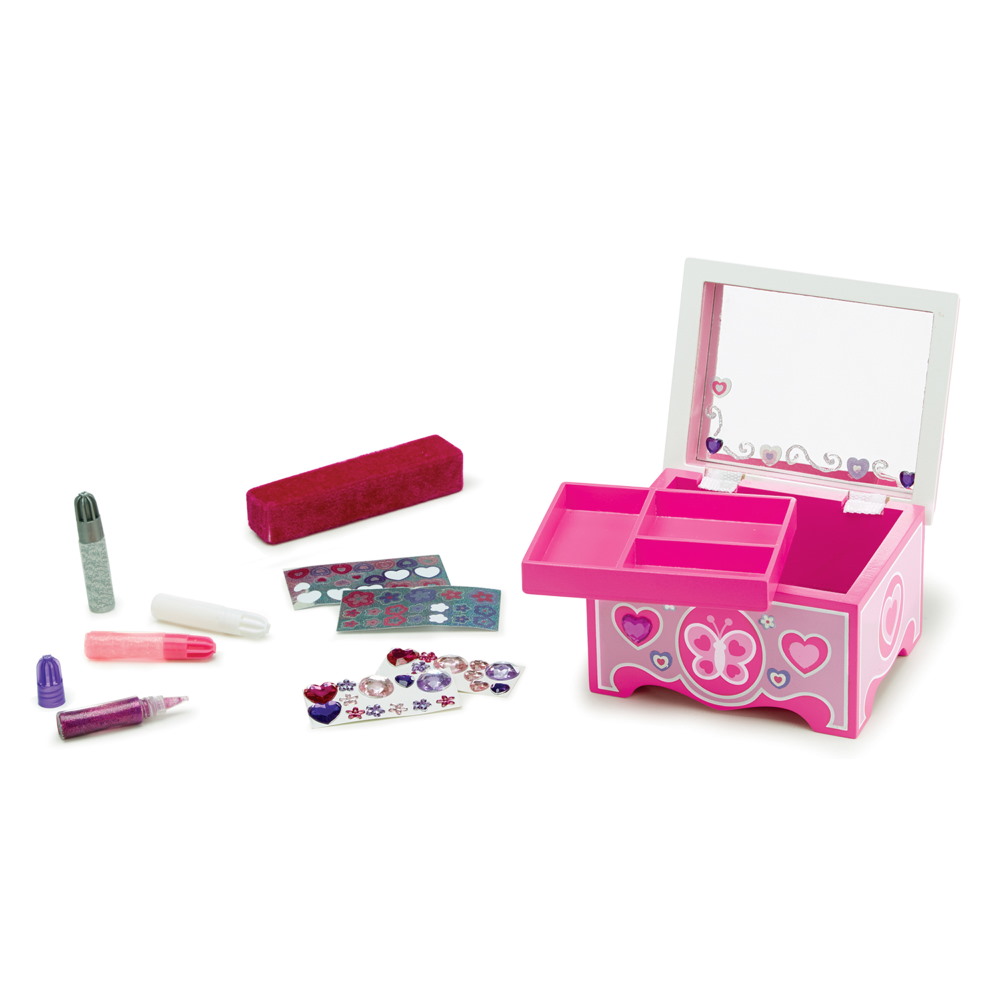 ערכה לעיצוב קופסת תכשיטים melissa&doug