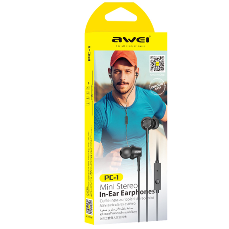 aux pc-1 שחור awei