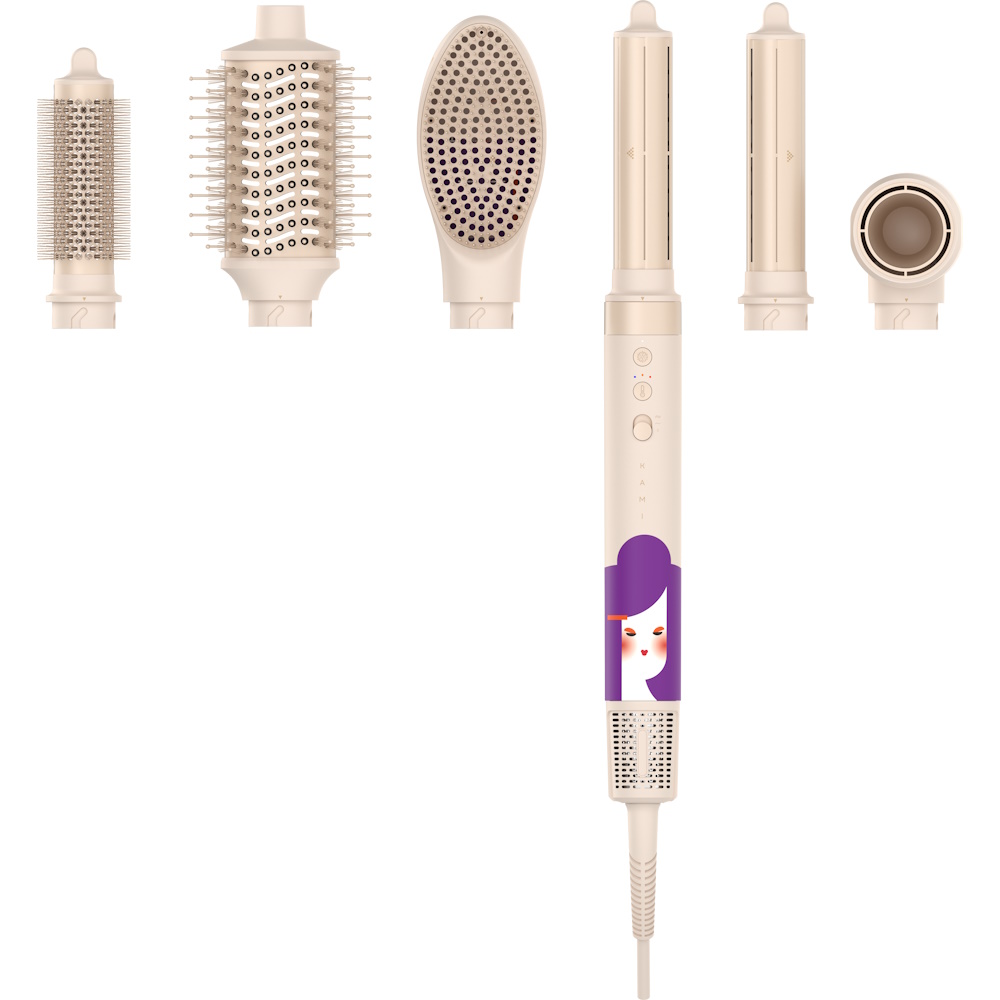 מעצב שיער מקצועי 5 ב-1 Kami &lrm;Momoko HyperSonic Multi Pro Styler
