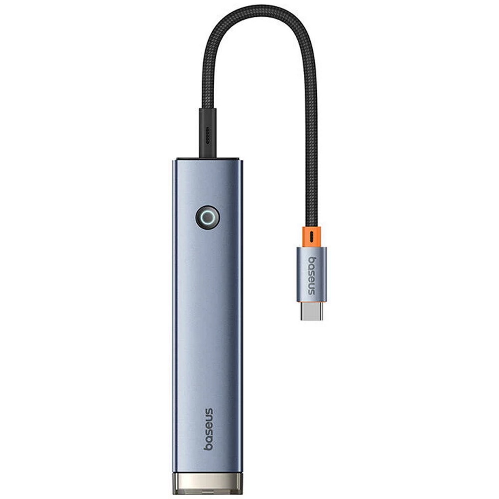 מתאם Baseus USB Type -C &lrm;UltraJoy 5-Port HUB HDMI 4K@30Hz USB3.0*2 PD*1 RJ45