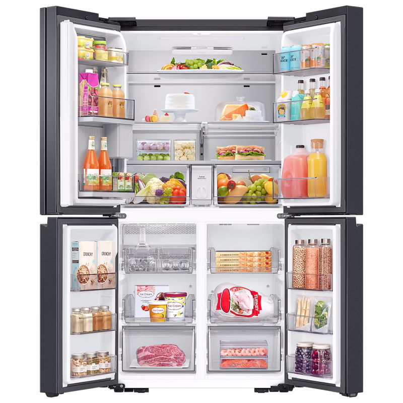 מקרר 4 דלתות - 646 ליטר כולל samsung icemaker התקן שבת מובנה מהדרין samsung
