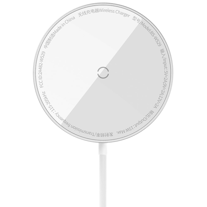 תמונה של magsale משטח טעינה אלחוטי מגנטי - baseus 15w