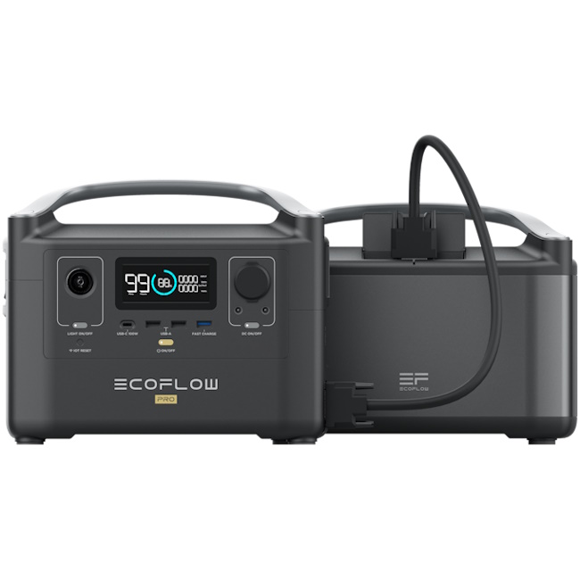 תמונה של תא הרחבה לתחנת כוח ecoflow 720w