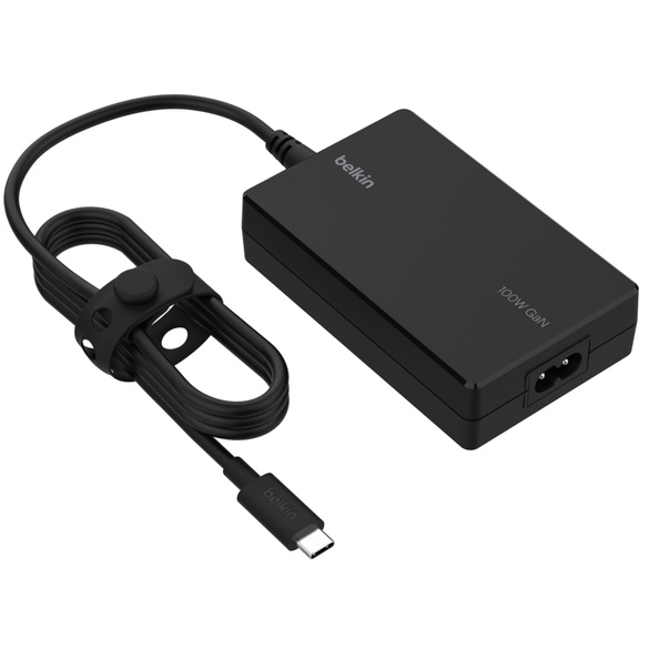 תמונה של מטען usb-c למחשבים ניידים belkin 100w