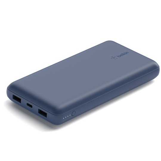 סוללת גיבוי ניידת 20,000mAh כולל חיבור Belkin USB-C &lrm;BPB012 כחול