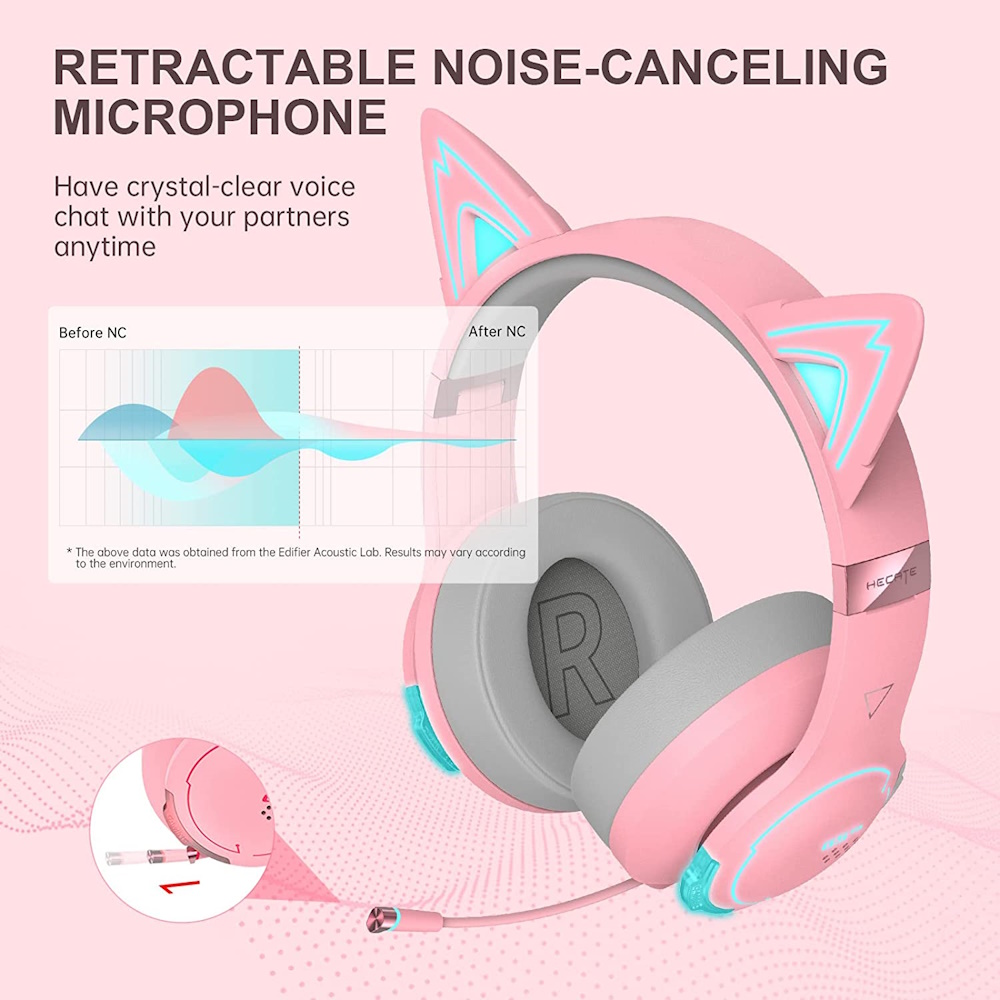 תמונה של אוזניות קשת אלחוטיות לגיימינג edifier over-ear
