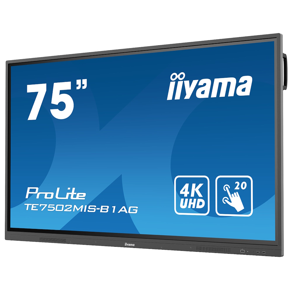 תמונה של מסך מגע אינטראקטיבי 75 iiyama