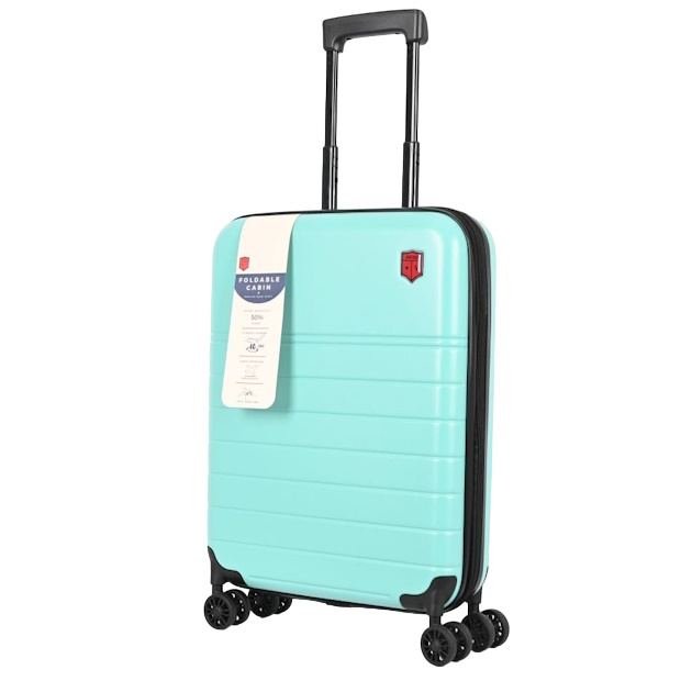 מזוודת טרולי קשיחה מתקפלת Swiss Bag &lrm;B מנטה