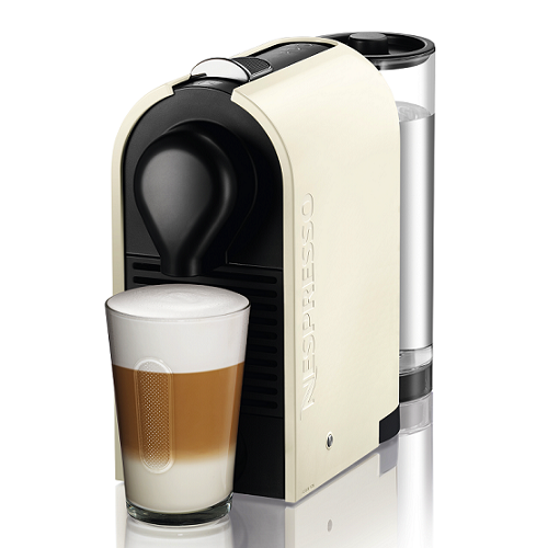 סרטון - מכונת אספרסו nespresso  נספרסו  c50 קרם לבן