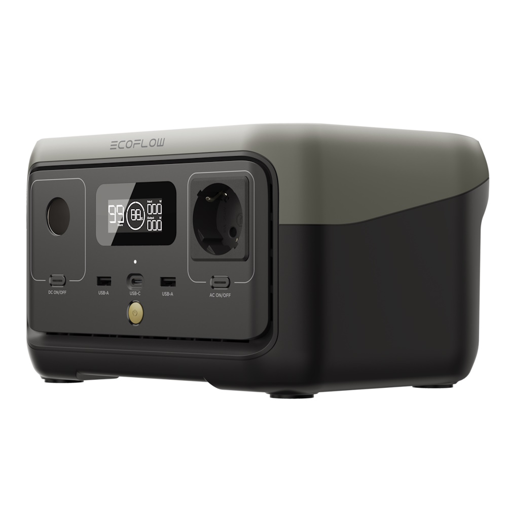 תחנת כוח ניידת EcoFlow 300W-600W 256Wh &lrm;RIVER600-2