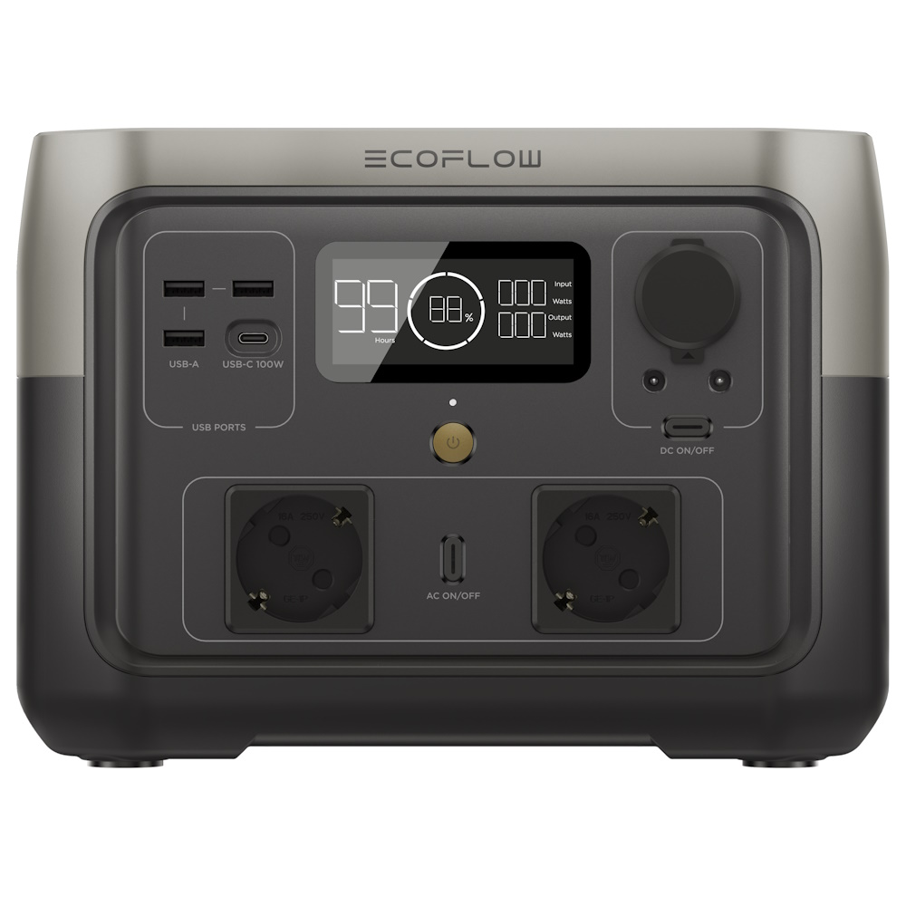 תמונה של תחנת כוח ניידת ecoflow 500w-1000w 512wh