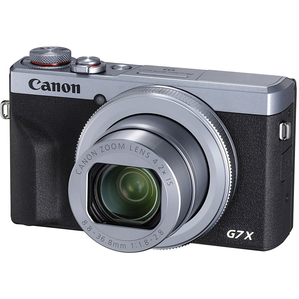 מצלמה דיגיטלית קומפקטית Canon &lrm;G7 X Mark III כסוף