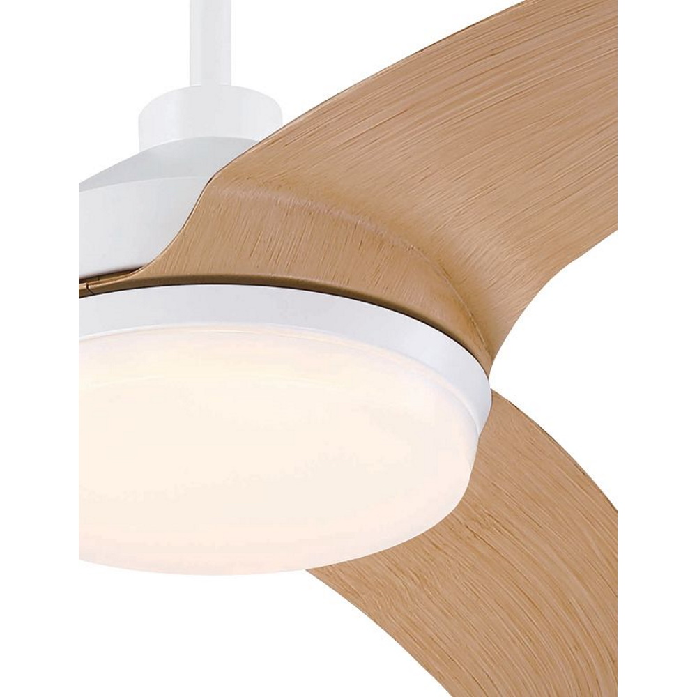 תמונה של מאוורר תקרה 52 כולל שלט ותאורת westinghouse 36w led