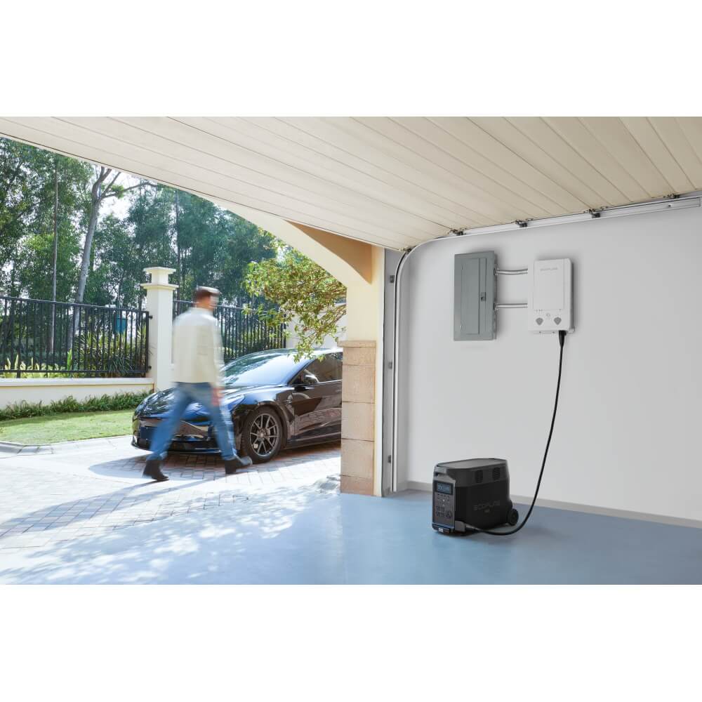 סט תחנת כוח ניידת 3600wh כולל 2 סוללת הרחבה ו-3 פאנלים סולאריים ecoflow 540w