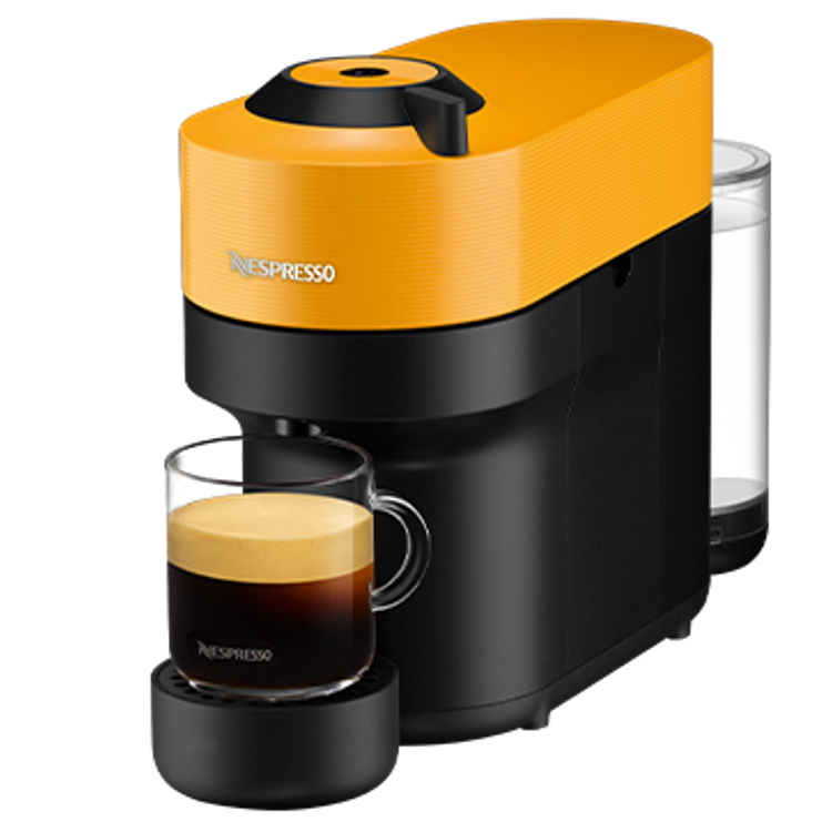 סרטון - מכונת קפה nespresso  נספרסו  vertuo pop gdv2 צהוב