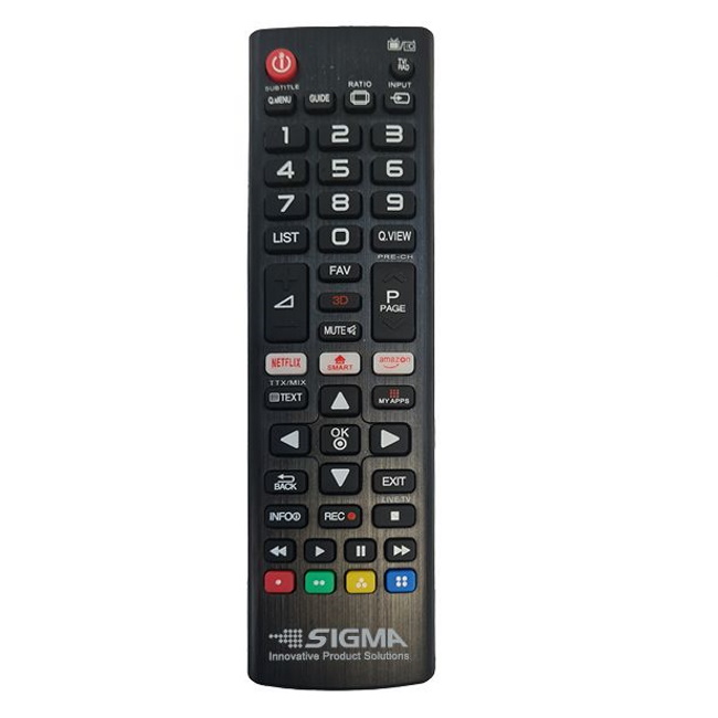 שלט ייעודי לטלוויזית Sigma LG &lrm;SI-TV-LG