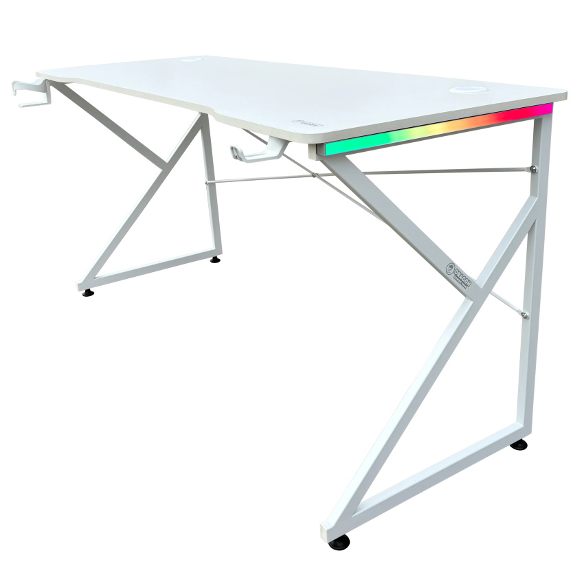 שולחן גיימינג תאורה dragon smart tech rgb