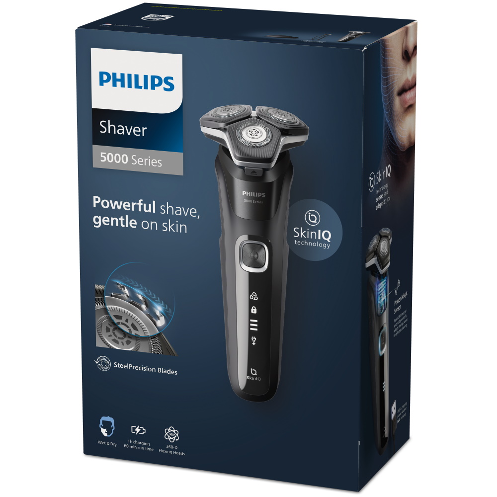 מכונת גילוח נטענת יבש/רטוב philips